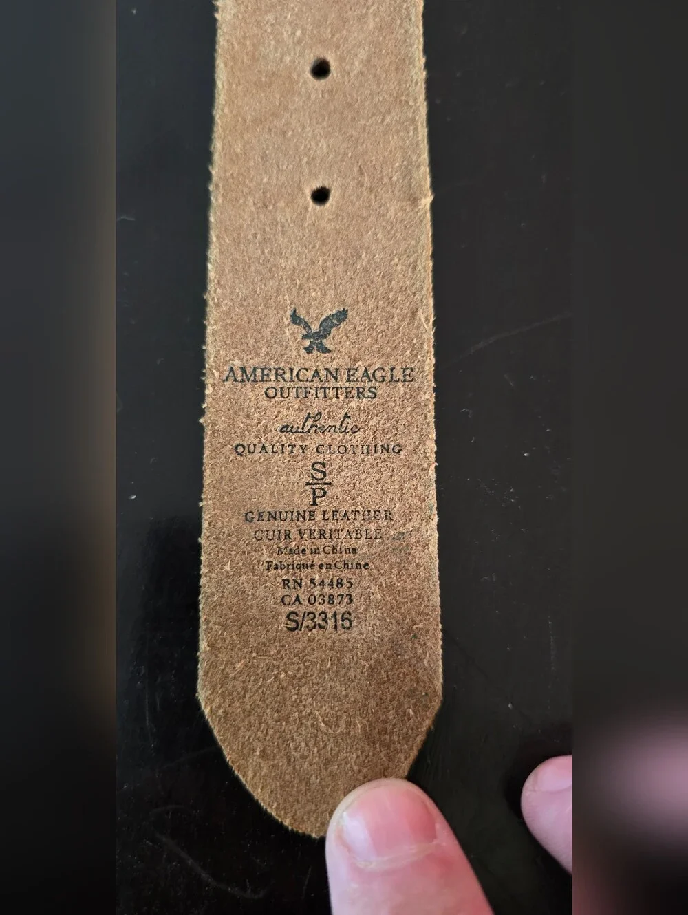 American Eagle Outfitters tan leather